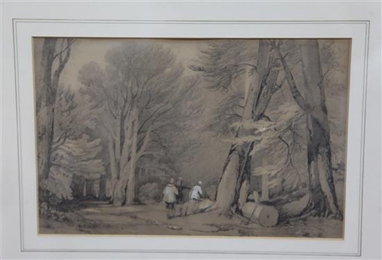 Frederick Reed, two drawings, 22 x 30cm